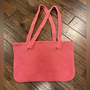 Handcrafted crochet Pink Tote Bag! Purse
